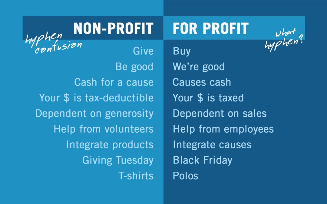 Marketing Non-Profits vs. Marketing For-Profit Brands